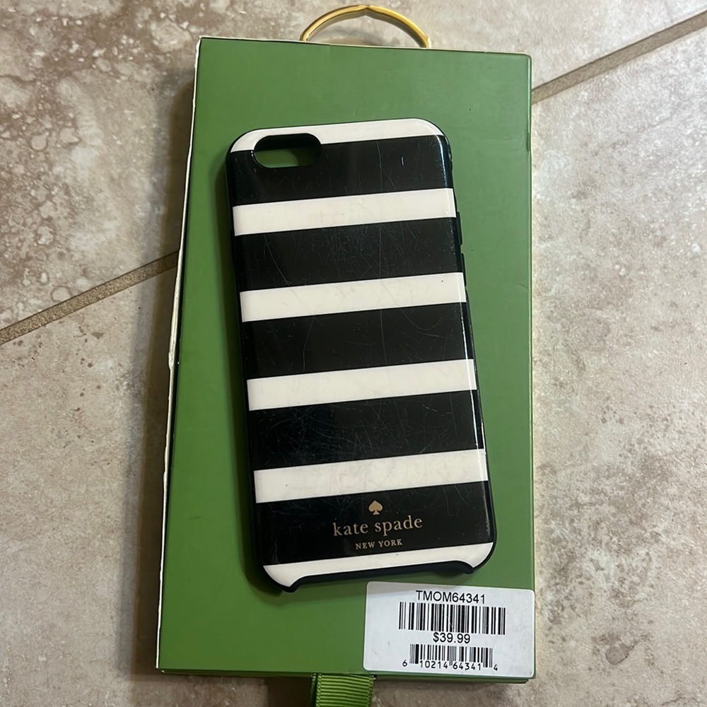 Kate Spade Striped iPhone 6/6s case